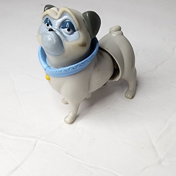Pocahontas Percy Dog Wind Up Toy Figure Burger King Meal toy Bulldog Vtg 90s - Picture 1 of 6